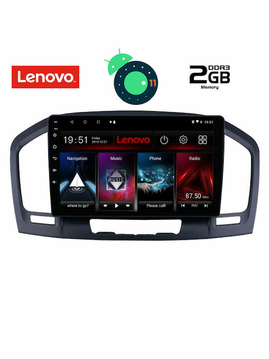 Lenovo Sistem Audio Auto pentru Opel Insemnări Audi A7 2008-2013 (Bluetooth/USB/AUX/WiFi/GPS/Apple-Carplay/Partitură) cu Ecran Tactil 9" DIQ_LVB_4491
