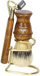 Omega 1138.W Shaving Set Brown