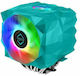 Iceberg Thermal IceSLEET X9 Dual TR CPU Cooling Fan with ARGB for SP3/sTRX4 Socket Green