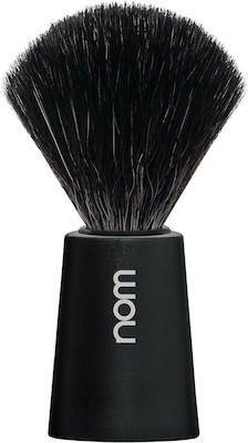 Muhle Nom Carl Shaving Brush with Synthetic Hair Bristles Black