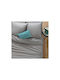 Atmosphera Countertop Super-Double Bed Sheet 240x290cm Gray