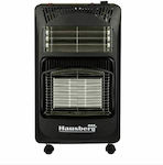 Hausberg HB-1020NG Ceramic Gas Heater 4200W Black 43x38x76cm