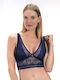 CottonHill Bralette Σουτιέν Navy Μπλε