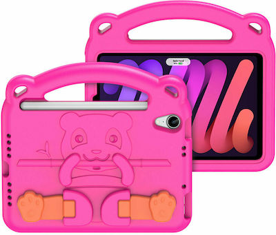 Dux Ducis Panda Back Cover Silicone for Kids Pink (iPad mini 2021)