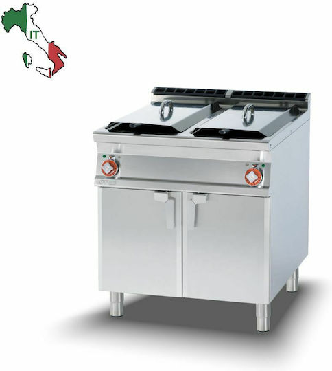 Lotus Elektrische Fritteuse Doppel 31.8kW Kapazität 2x18lt 80x90x90cm F2/18-98ΕΤ
