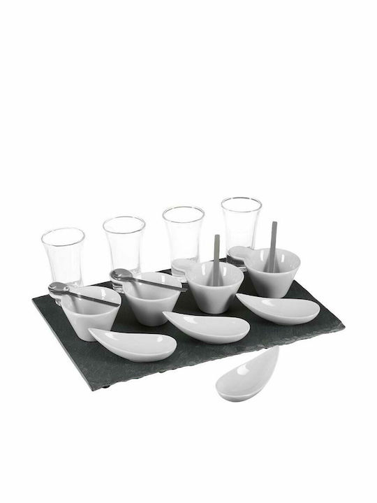 Ορντεβιέρα με Βάση Μαύρη Π32.5xΜ32.5cm 13τμχ