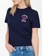 Only Women's T-shirt Navy Blue