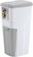 Bama Coș de Reciclare Plastic White-Grey Light 38.5lt 1buc