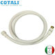 Plastic Shower Hose White Cotali 150cm (1/2")