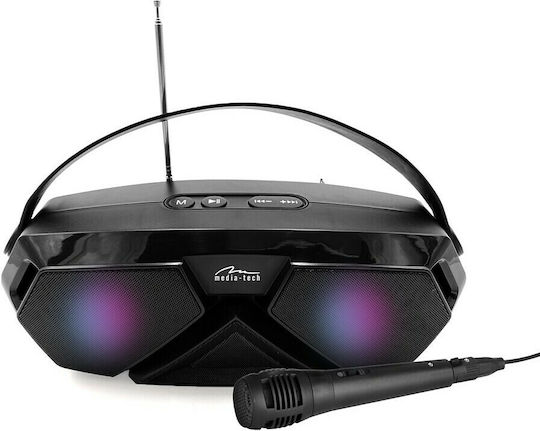 VS Audio Ηχείο Karaoke με Ενσύρματo Μικρόφωνο και Εφέ Φωτισμού MT3171 Μαύρο