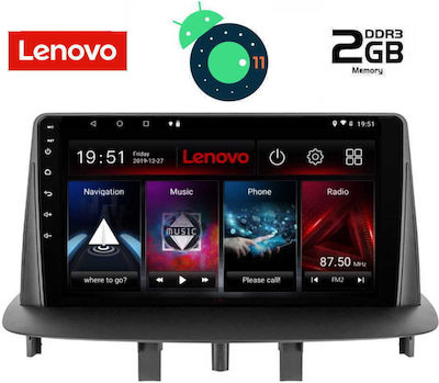 Lenovo LVΒ 4556 GPS Ηχοσύστημα Αυτοκινήτου για Renault Megane 2009-2016 (Bluetooth/WiFi/GPS) με Οθόνη 9"