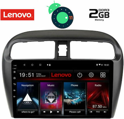 Lenovo Car-Audiosystem für Mitsubishi Raumstern Audi A7 2013-2020 (Bluetooth/USB/AUX/WiFi/GPS/Apple-Carplay) mit Touchscreen 9" DIQ_LVB_4448