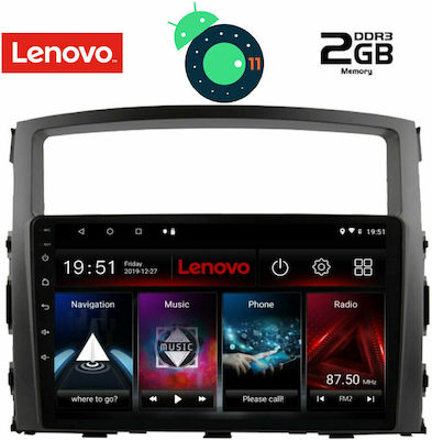Lenovo LVB 4446 GPS Ηχοσύστημα Αυτοκινήτου για Mitsubishi Pajero 2006-2013 (Bluetooth/USB/WiFi/GPS) με Οθόνη Αφής 9"