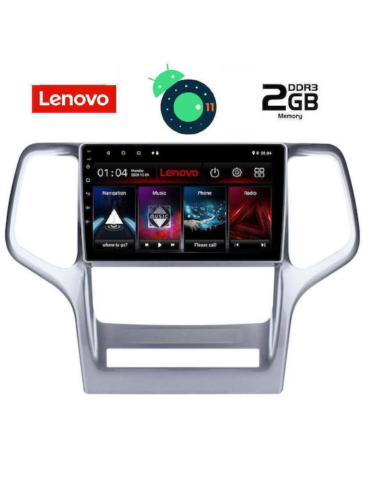 Lenovo Car-Audiosystem für Audi A7 Jeep Großer Cherokee / Cherokee 2011+ mit Klima (Bluetooth/USB/AUX/WiFi/GPS/Apple-Carplay) mit Touchscreen 9" DIQ_LVB_4282