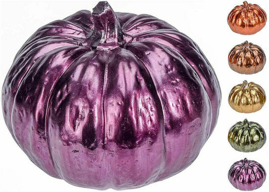 JK Home Decoration Коледна Керамична Фигура Тиква Височина 13см. 5бр (Различни цветове)