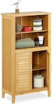 Relaxdays Natural Bathroom Cabinet L92xD50xH25cm Brown