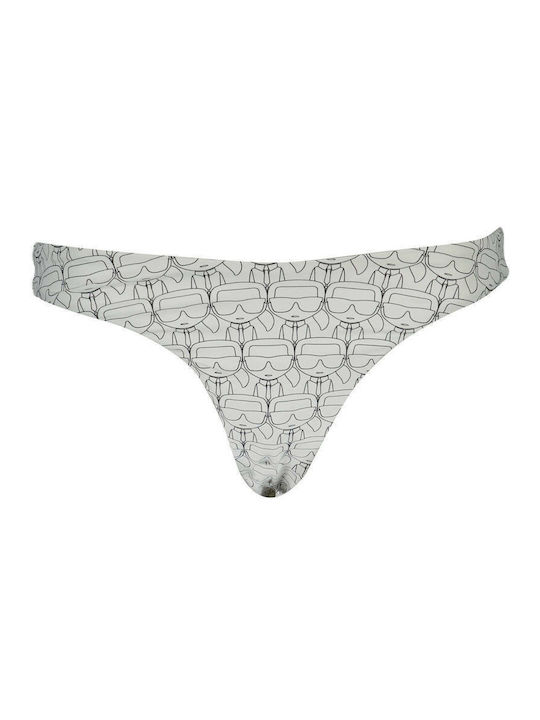 Karl Lagerfeld Bikini Slip White