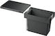 Blanco Flexon II 30/1 Plastic Cupboard Bin 19lt Black
