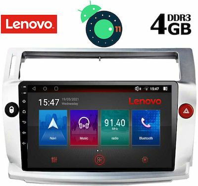 Lenovo Car-Audiosystem für Citroen C4 / C3 Audi A5 2004-2011 (Bluetooth/USB/AUX/WiFi/GPS/Apple-Carplay) mit Touchscreen 9" DIQ_SSX_9084