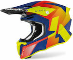 Airoh Twist 2.0 Lift Motocross Helmet ECE 22.05 1240gr Azure Matt AIR000KRA265