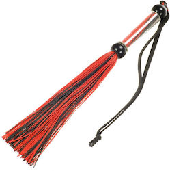 Tease & Please Silicone Flogger Whip Red / Black