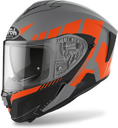 Airoh Spark Rise Full Face Helmet with Pinlock ECE 22.05 1520gr Orange Matt AIR000KRA262