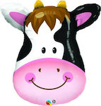 Balon Folie Jumbo Multicolor Contented Cow 81buc