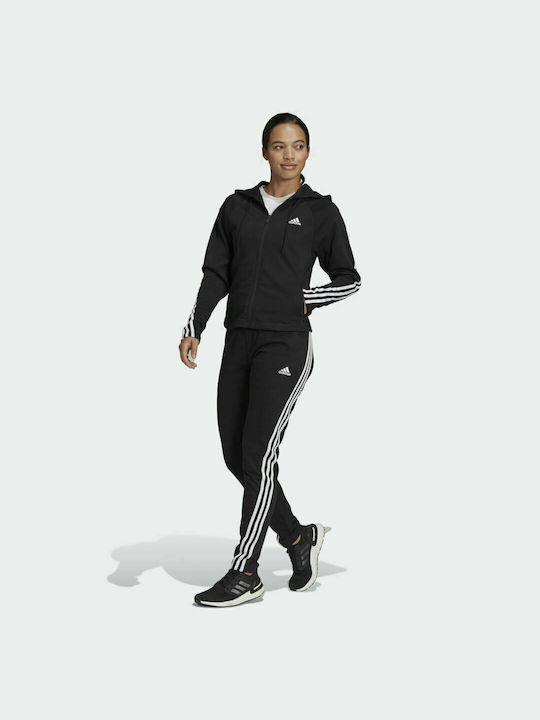 Adidas Energize Γυναικείο Σετ Φόρμας Μαύρο