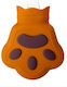 Dog Paw Θερμοφόρα σε Καφέ χρώμα Γενικής Χρήσης 16.2x13cm 450ml