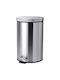 Klikareto Neo Waste Bin made of Inox Steel with Pedal Silver 40lt E-3836