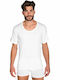 Men's Short Sleeve Undershirt White