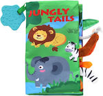 Kikka Boo Activity Book Εκπαιδευτικό Βιβλίο Δραστηριοτήτων Jungly Tails made of Fabric