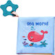 Kikka Boo Activity Book Εκπαιδευτικό Βιβλίο Δραστηριοτήτων Sea World made of Fabric