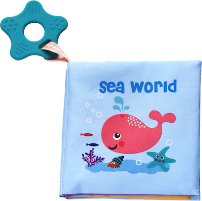 Kikka Boo Activity Book Εκπαιδευτικό Βιβλίο Δραστηριοτήτων Sea World made of Fabric