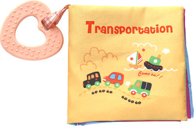 Kikka Boo Activity Book Εκπαιδευτικό Βιβλίο Δραστηριοτήτων Transportations made of Fabric