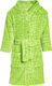 Playshoes Kids Hooded Bathrobe Dino Green