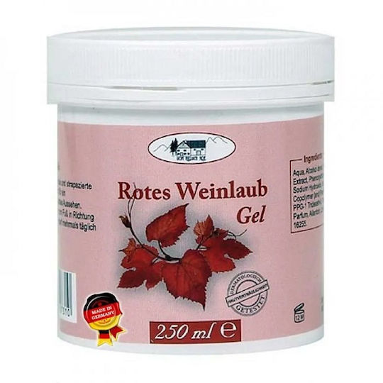 Vom Pullach Hof Red Vine Leaves Gel Gel για Ευρυαγγείες 250ml