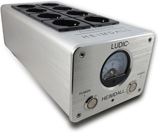 Ludic Heimdall Netfilter G30 Πολύπριζο Ασημί