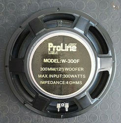 Proline Racks W-300f Autolautsprecher 12" 150W RMS Proline Racks W-300f Autolautsprecher 12" 150W RMS