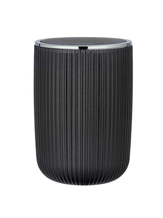 Wenko Coș De Gunoi Agropoli Plastic Negru 5.5lt