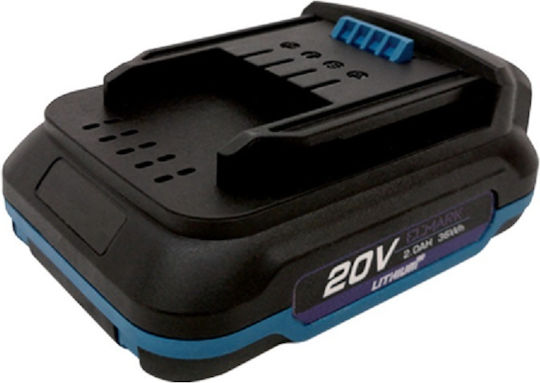 Elmark Elmark Lithium Werkzeugbatterie 20V mit Batteriekapazität 4Ah