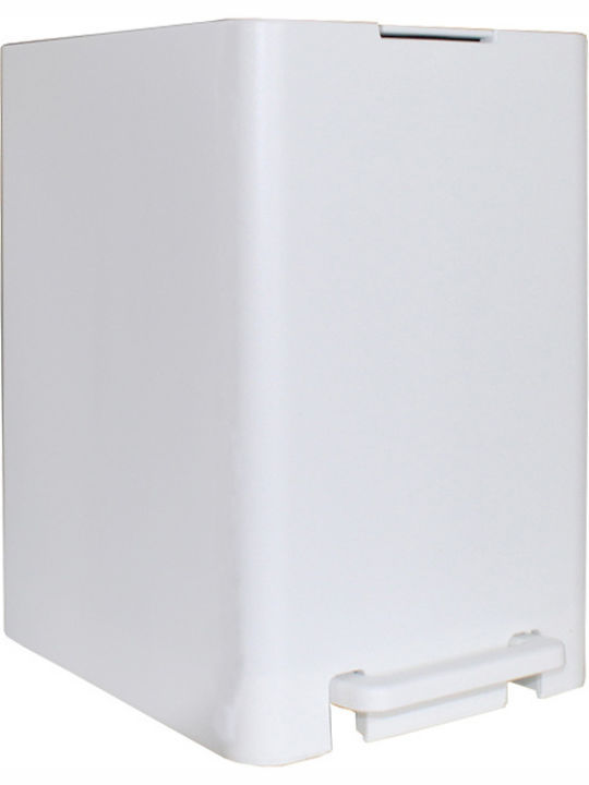 Viomes 137.185 Plastic Toilet Bin with Soft Close Lid 7lt White