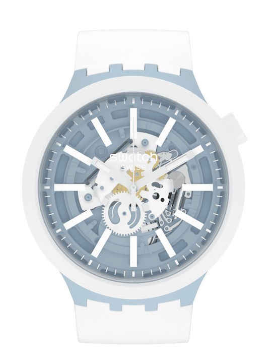 Swatch Bioceramic Ανδρικό Ρολόι 41mm Μπαταρίας ...