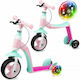 Momi Kids Scooter Ellios 2 in 1 3-Wheel Pink