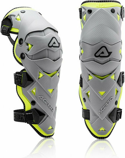 Acerbis Impact Evo 3.0 Protective Knee Pads Motocross Gray Color