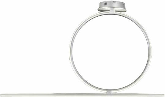 Ondaluce Pl.Acrobat.50/Silver Ceiling Light 100cm LED Ondaluce Pl.Acrobat.50/Silver Ceiling Light 100cm LED