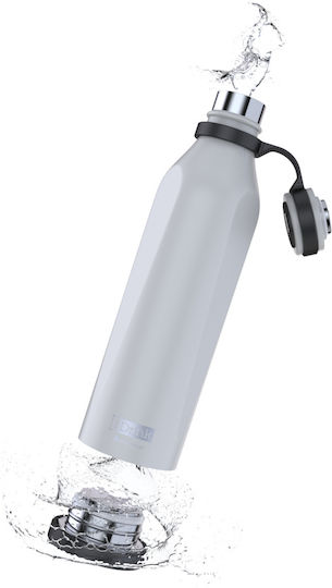 iDrink B-Evo Μπουκάλι Θερμός Ανοξείδωτο 500ml Canova White