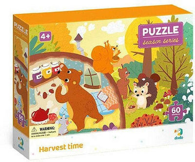 Puzzle pentru Copii Ζωάκια που Τρώνε pentru 4++ Ani 60buc Dodo