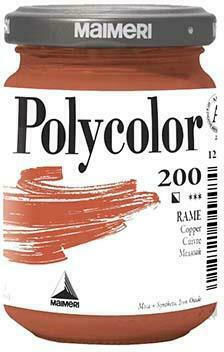 Maimeri Polycolor Acrylic Paint Set in Braun color Kupfer 140ml 1Stück