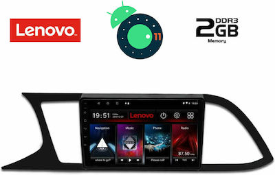 Lenovo Car-Audiosystem für Seat Leon Audi A7 2012-2021 mit Klima (Bluetooth/USB/AUX/WiFi/GPS/Apple-Carplay) mit Touchscreen 9" DIQ_LVB_4575